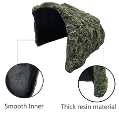 ZXUAQNOE resin rock texture natural color enhances terrarium realism for reptiles