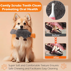 ZYBDP Platypus toy with crinkle feet for extra sensory stimulation during fetch