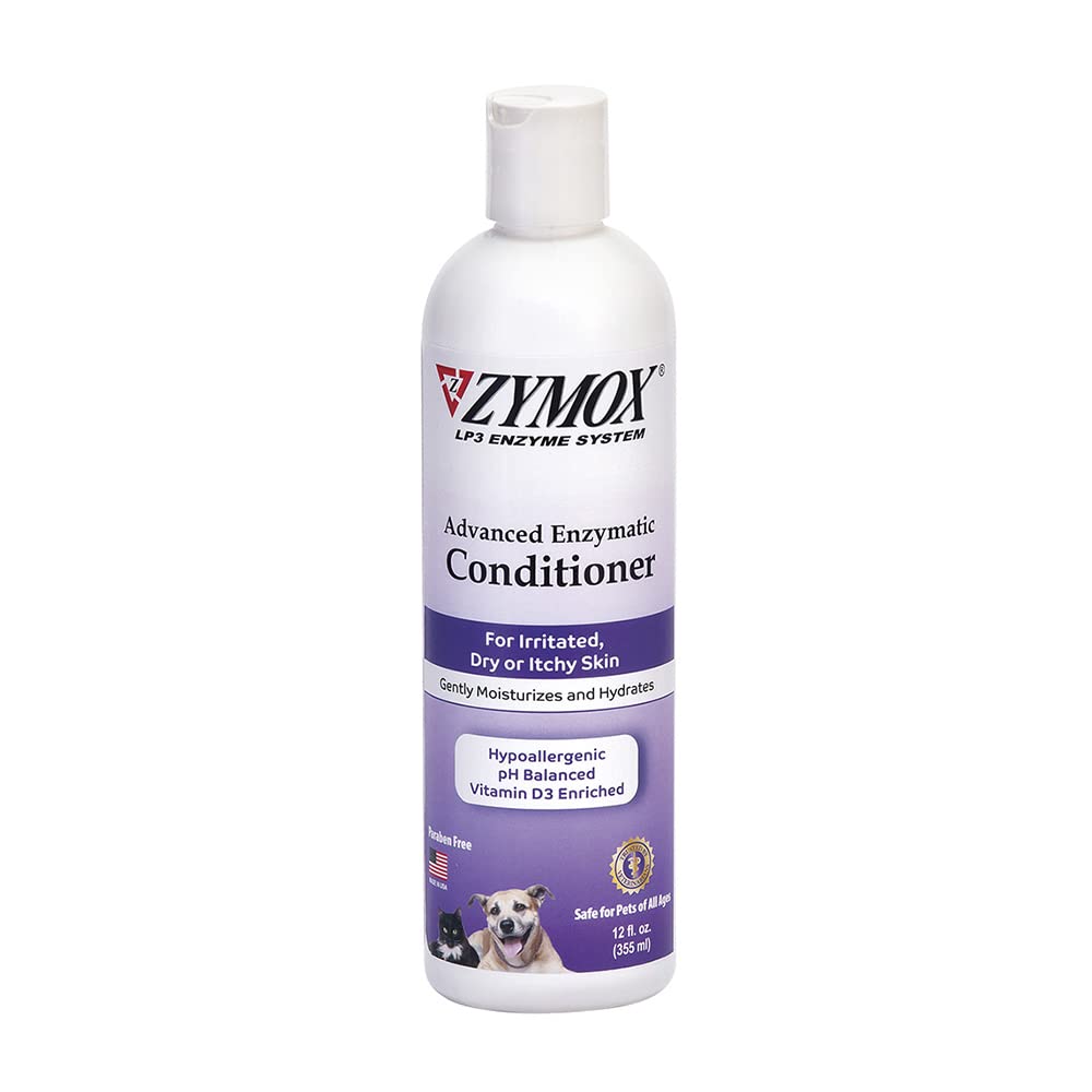 ZYMOX acondicionador enzimático sin enjuague en botella para pelaje suave
