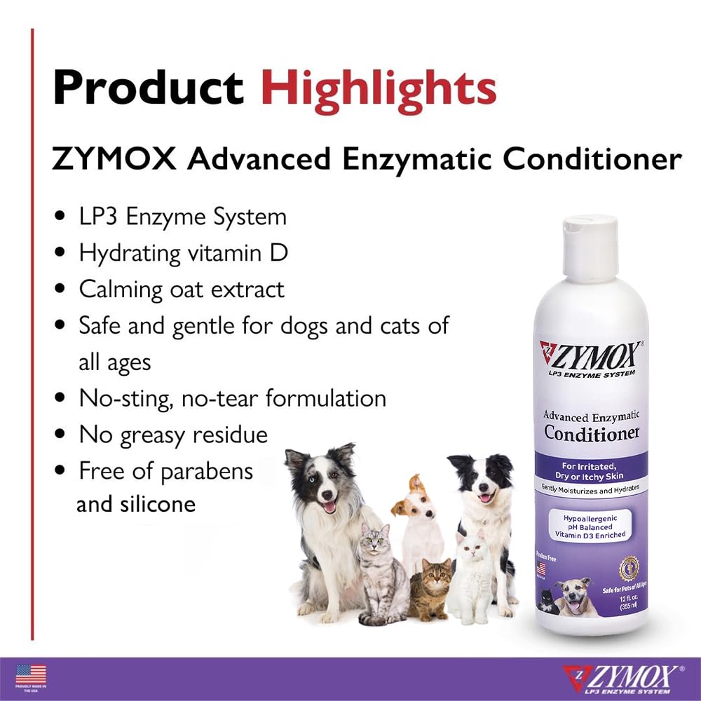ZYMOX piel sensible de mascotas cuidada y calmada