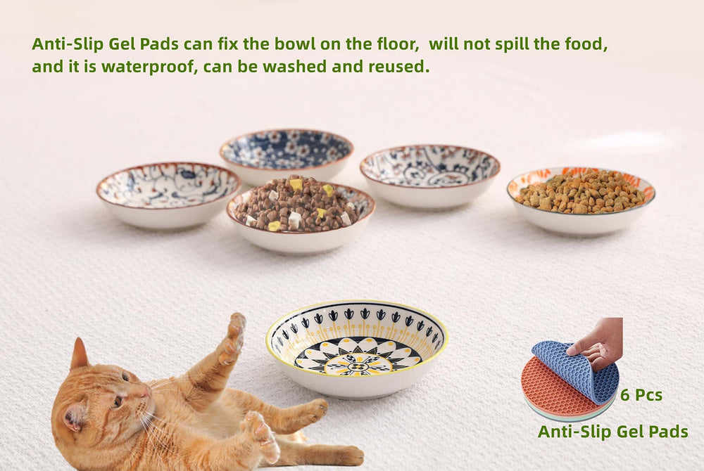 ZYUTONG microwave-safe cat bowls ready for warm meals.
