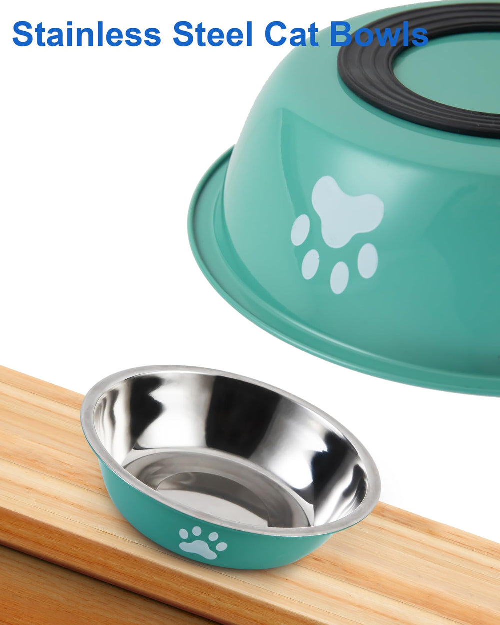 ZYUTONG whisker-friendly design close-up with wide rim for comfy meals.