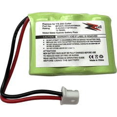 ZZcell battery for Dogtra BP20R side view highlights slim profile